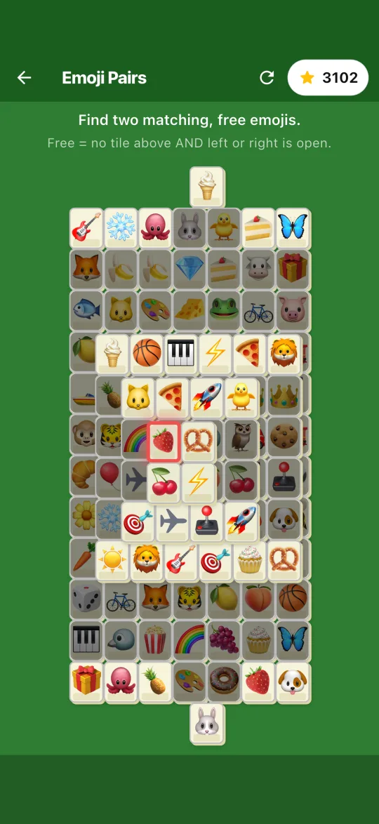 Emoji Pairs game screenshot